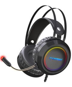 Gaming headset with virtual 7.1 audio microphone with LED lighting WB1715 