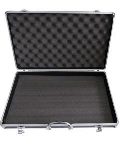 Valigia - Flight Case per microfoni nero/argento - 45x27.5x8cm WB1730 