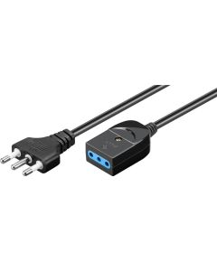 Prolunga elettrica 3m spina/presa italiana 10A F1560 Goobay