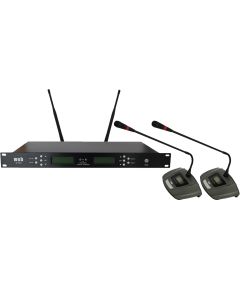 Microfono UHF wireless da tavolo U-712H kit da 2 MIC024 