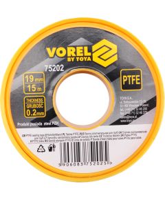 Nastro in teflon 15m 19x0.2mm Vorel D1128 Vorel
