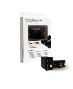 Convertidor de audio digital / analógico con entradas ópticas / toslink y coaxiales SP972 