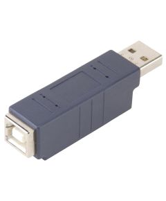 USB 2.0 Adapter A Male - B Female Gray A1076 Bandridge