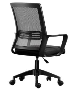 Sedia ergonomica da ufficio nera 2011-2W 