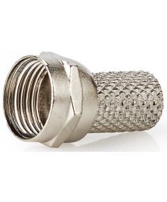 Connettore F - Maschio - Per Cavi Coassiali da 7,4 mm - 25 pezzi - Metallo ND1750 Nedis