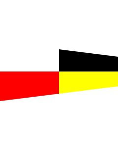 Nautischer Signal-Ziffernpinsel &bdquo;9&ldquo;, 340 x 100 x 30 cm FLAG241 