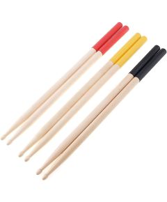 Pair of drumsticks for 5A drums with non-slip grip - various colors SP002 YAMAHA