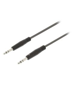 Stereo Audio Cable 6.35mm Male - Male 5m Dark Grey SX310 Sweex