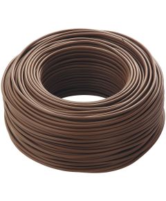 Single-core electrical cable FS17 450/750V 1x4mm² 100m hank - brown EL4987 