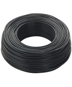 Single-core electrical cable FS17 450/750V 1x1.5mm² 100m hank - black EL4982 