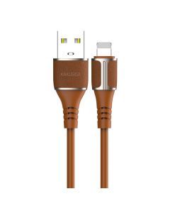 Lightning charging and sync cable 1m 3.2A brown KSC-418 F2490 
