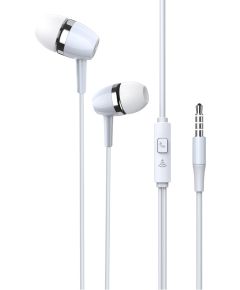 Headphones with microphone 1.2m 3.5mm audio jack white KSC-659 F2240 Kakusiga
