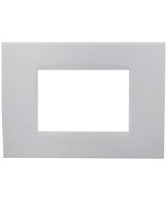 Living International compatible 3-place white Soft Touch plate EL2279 