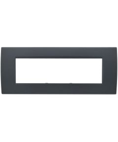 Living International compatible 7-place anthracite Soft Touch plate EL3177 