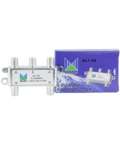 Splitter 4 outputs 5-2300mHz Alcad AL1-04 MT980 