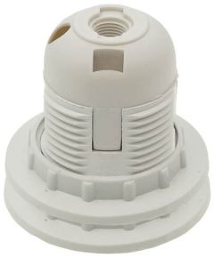 E27 white plastic lamp holder with Vito rings EL1548 Vito