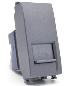 Connettore di rete RJ45 CAT6 grigio compatibile Vimar Ark&eacute; EL171 