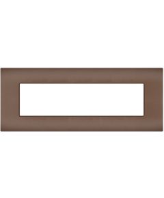 Placca 7 posti bronzo compatibile Vimar Ark&eacute; EL176 