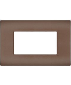 Placca 4 posti bronzo compatibile Vimar Ark&eacute; EL376 