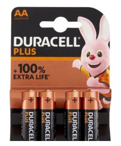 Batteria stilo alcalina 1.5V AA Duracell - confezione da 4 pezzi WB1820 Duracell