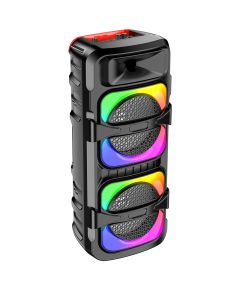 Cassa acustica ricaricabile luci LED 2x8" 30W Bluetooth/USB/FM JD031 JD031 Jokade