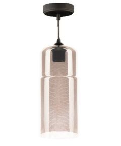 Lampadario in Vetro Fumè E27 130x285mm E9280 Vito