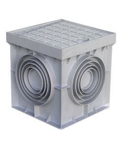 Pozzetto monolitico con coperchio PP 300x300mm E3025 Airgama