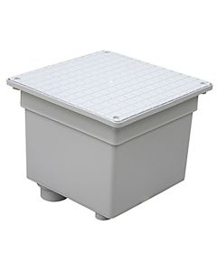 Pozzetto con coperchio per cavi elettrici PP con guarnizioni e viti 250&times;250 mm E3045 Airgama