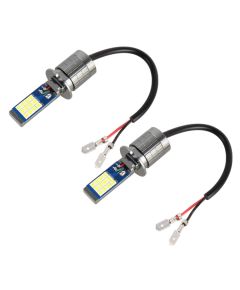 Coppia lampade H3 24 LED SMD-3030 per fendinebbia auto &ndash; 12-24 V 10.5 W B7986 