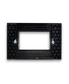 Supporto nero 3 posti linea Zen 01036 