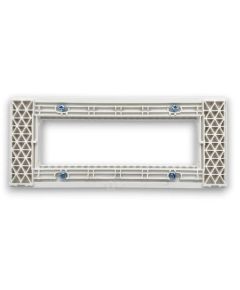 Supporto bianco 6 posti linea Zen 01114 