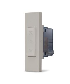 Commutatore doppio tasto interbloccato sabbia linea ZEN 01148 