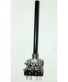 Potenziometro 4,7Kohm con interruttore doppio NOS180033 