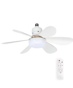 Ventilatore da soffitto con luce LED e telecomando 15W 1275lm 3xCCT EL4128 Vito