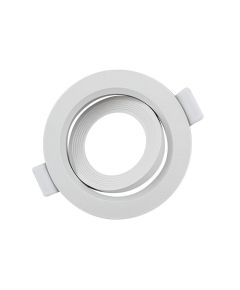 Supporto per faretto da incasso Ø75mm bianco EL691 Vito