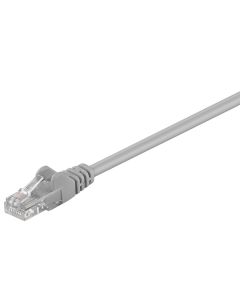 Cavo di rete CAT 5e RJ45 U/UTP 25cm grigio F1148 Goobay