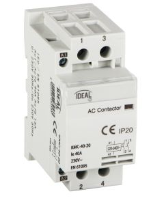 Contattore modulare  40A 230V AC 2NO KA1045 Kanlux