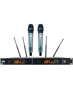 Microfono UHF wireless kit da 2 MIC566 