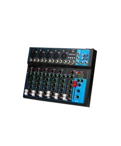 Professional mixer 4/7 channels Bluetooth/USB/Stereo RCA inputs SP522 