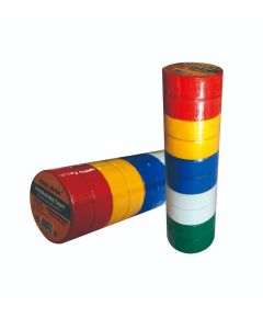 Nastro isolante elettrico colorato 18m - confezione da 10 TL9875 Toolmak