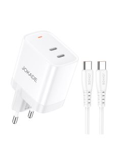 Caricabatterie ricarica rapida USB-C 30W con cavo USB-C - USB-C JB084 F4745 Jokade