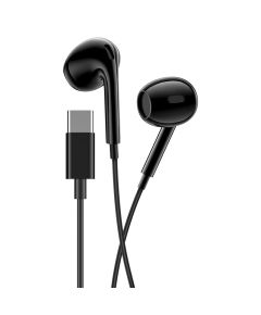 Auricolari in-ear Type-C con microfono e controllo volume neri JD046 F4790 Jokade