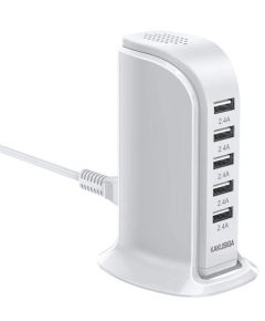 Caricabatterie USB da tavolo 5 porte 2.4A KSC-741 F4640 Kakusiga