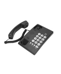 Telefono fisso con filo a pulsanti grandi bianco WB257 