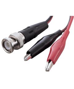 Cable para instrumentación BNC-Pinzas de cocodrilo E1018 