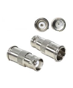 BNC female adapter - Quick-fit male F connector Q818 