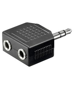 3.5mm Stereo 1M / 2F Audio Adapter 09990 
