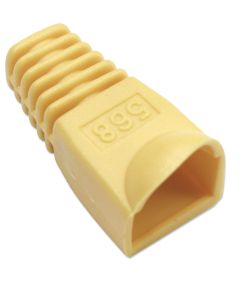 Connector cover for RJ45 6.2mm Plug Yellow F1021 Intellinet