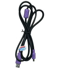 USB 2.0 cable type A / mini USB type B - 1.5 meters with ferrite core P460 