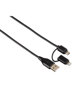 USB / Micro USB-Lightning cable - 1.2 meters K180 